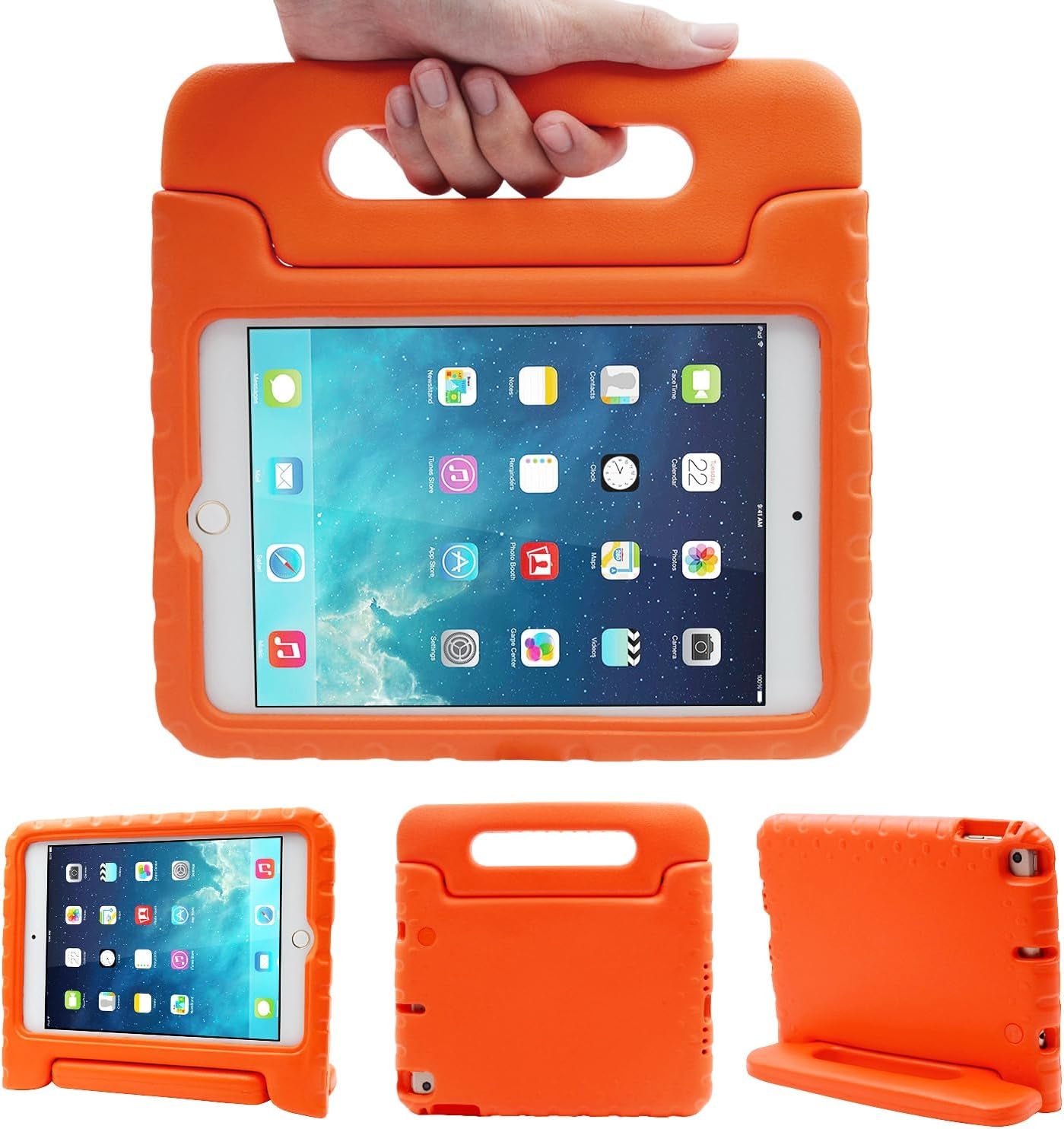 Kids Case Shockproof for Ipad Mini 5/4/3/2/1, Ipad Mini 4Th Generation Case for Kids, Convertible Handle Light Weight Super Protective Stand Cover Case for Ipad Mini 5Th Gen 7.9 Inch