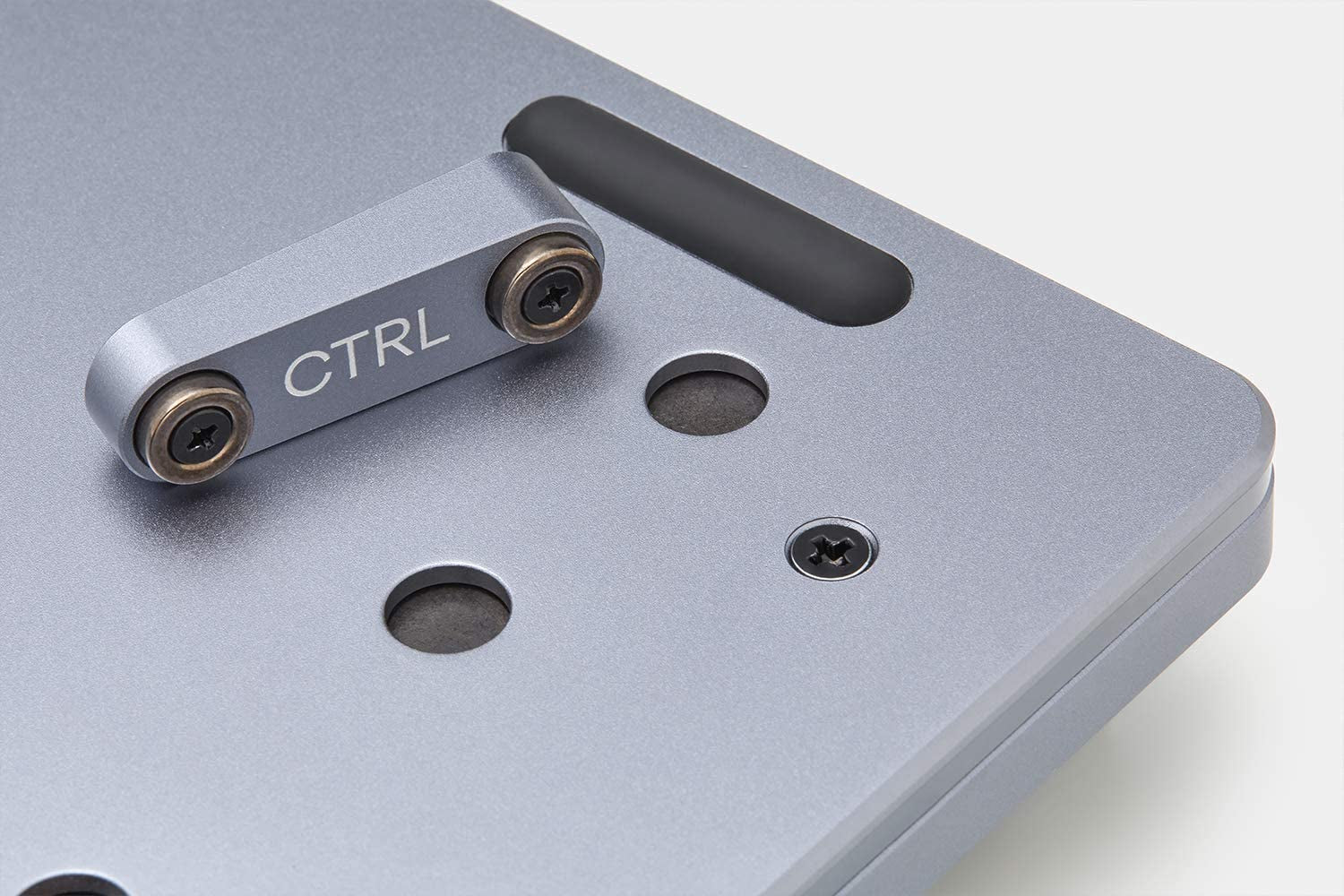 CTRL Mechanical Keyboard — Tenkeyless TKL (87 Key) Gaming Keyboard, Hot-Swap Switches, Programmable Macros, RGB LED Backlighting, USB-C, Doubleshot PBT, Aluminum Frame (Kaihua Speed Silver, Gray)