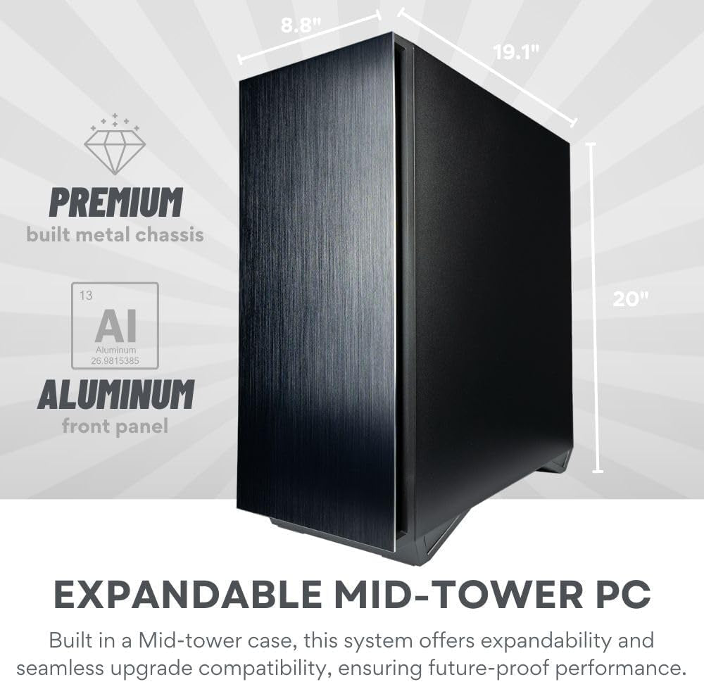 Empowered PC Sentinel Gaming Desktop - NVIDIA Geforce RTX 4070, Intel 20-Core I7-14700Kf (~ I9-13900K), 32GB DDR5 RAM, 1TB Nvme + 3TB, Wifi 6, Windows 11-360Mm Liquid Cooled Tower Gamer Computer