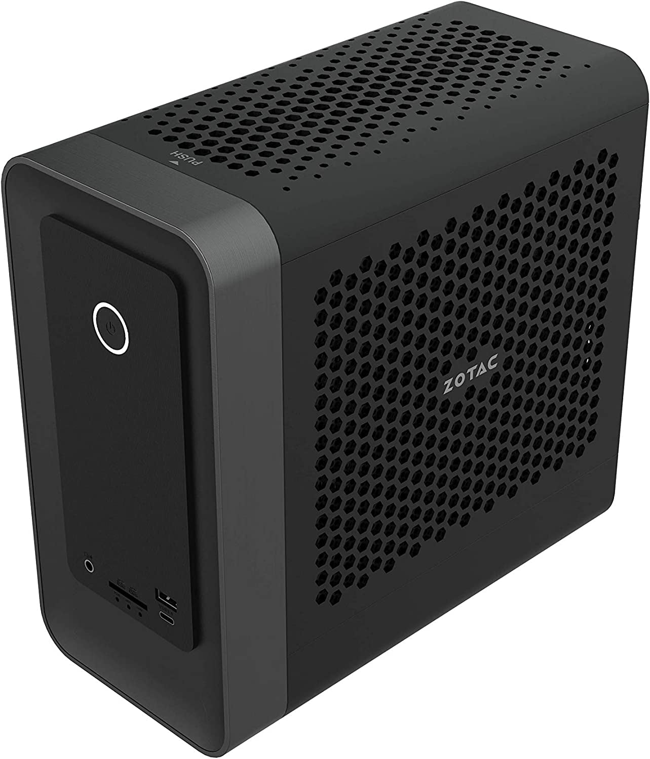 MAGNUS ONE ECM53060C Mini PC Geforce RTX 3060, Intel Core I5-10400, 16GB DDR4/512GB SSD/1TB Hdd/Windows 10 Home 64-Bit System, ZBOX-ECM53060C-U-W2B