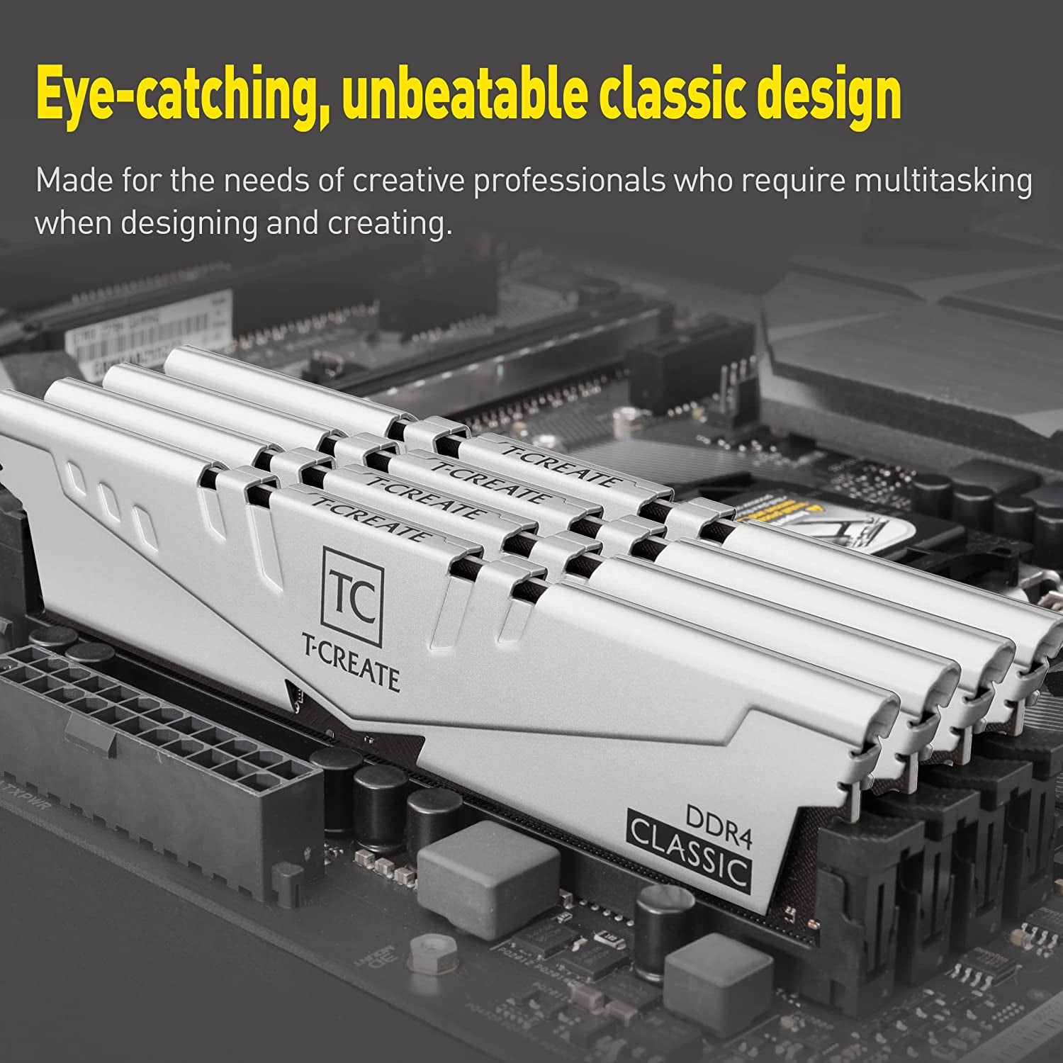 T-Create Classic 10L DDR4 32GB Kit (2 X 16GB) 3200Mhz (PC4 25600) CL22 Desktop Memory Module Ram - TTCCD432G3200HC22DC01