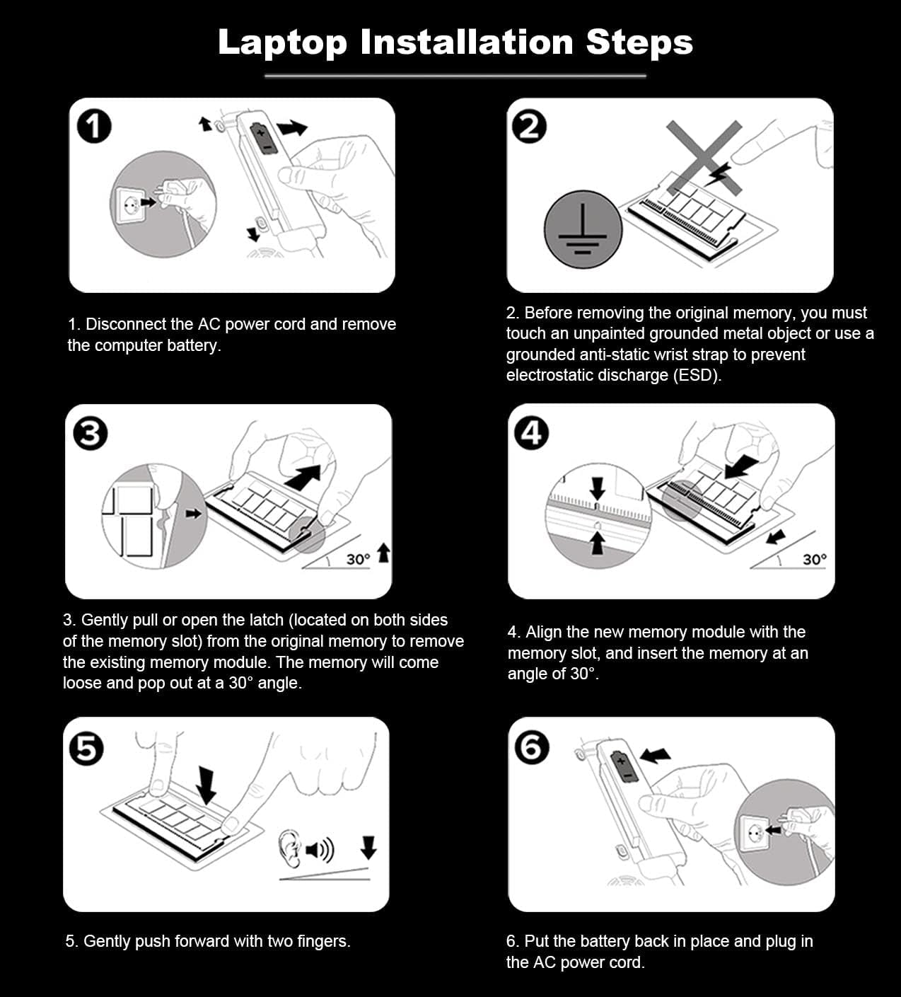 DDR3 / DDR3L 4GB Laptop RAM 1600Mhz PC3L/PC3-12800 SODIMM Non-Ecc Unbuffered 1.35V/1.5V 2Rx8 Dual Rank 204 Pin CL11 Notebook Computer Memory Upgrade Module(Blue)
