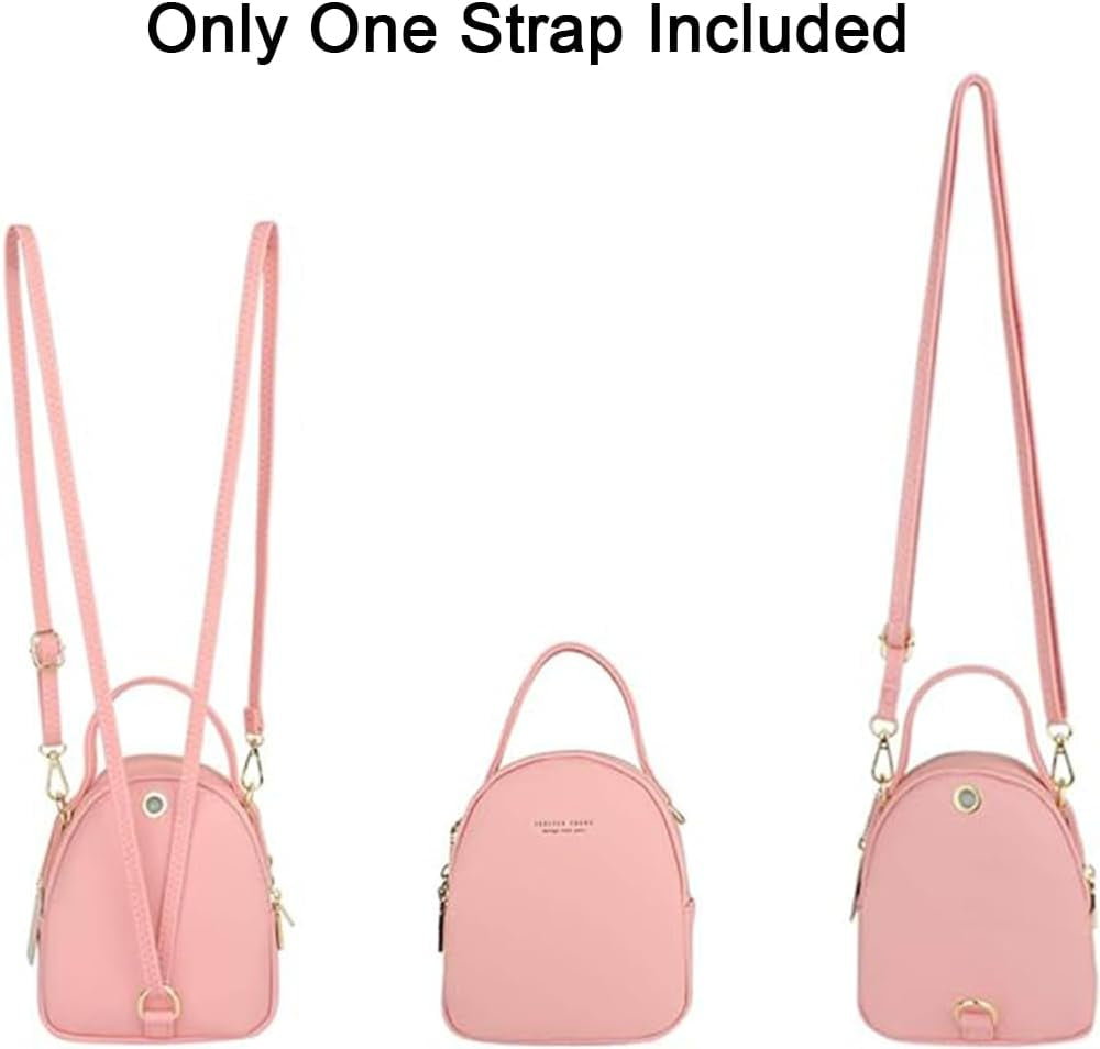 Women'S Cute Mini Backpack PU Leather Crossbody Bag Fashion Small Purse Lightweight Travel Shoulder Bag Gift