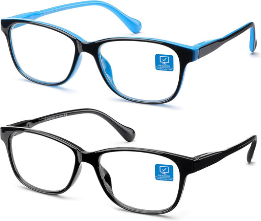 Blue Light Glasses for Woman Men Bluelight Blocking Glasses for Computer Gaming Phones,Anti Eye Strain & UV Glare