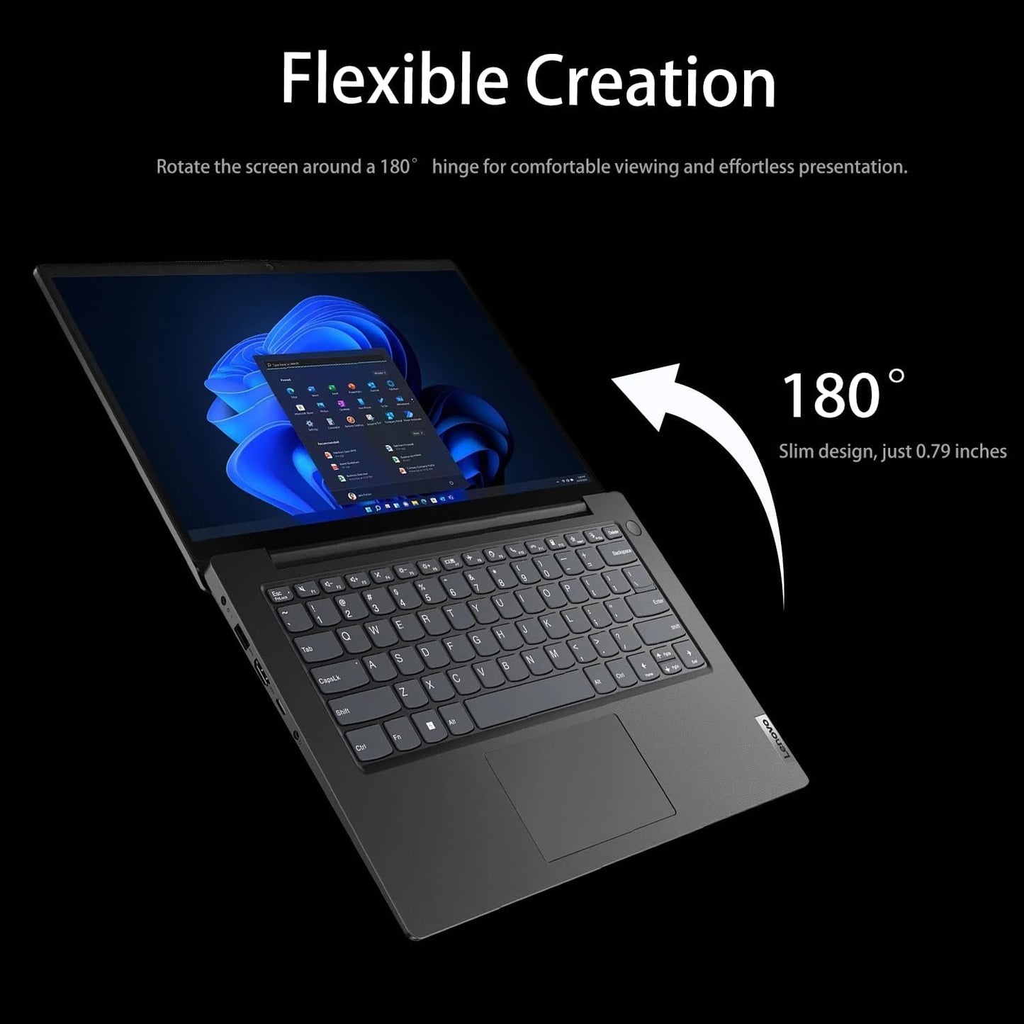 V14 Gen 4 Business Laptop, 14" FHD Anti-Glare, Intel 10-Core I7-1355U, 16GB RAM, 1TB SSD, Webcam with Privacy Shutter, Wi-Fi 6, HDMI, Windows 11 Pro, Black, Bundle with Wireless Mouse
