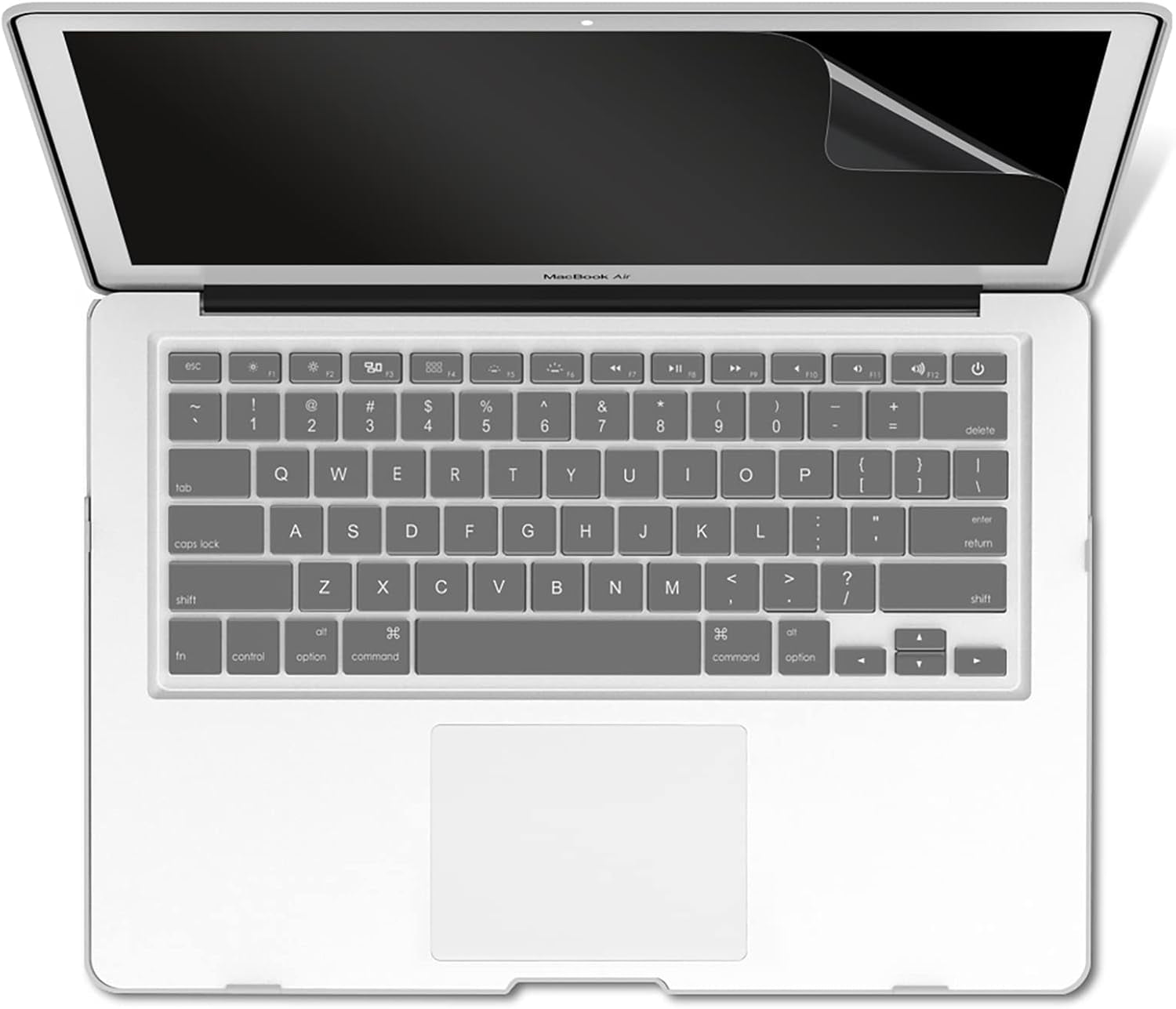 Compatible with Old Version Macbook Air 13 Inch Case (2017-2010 Release), Models: A1466/A1369, Plastic Hard Shell Case with Keyboard & Screen Cover for Mac Air 13, Crystal Clear, A13CYCL+2