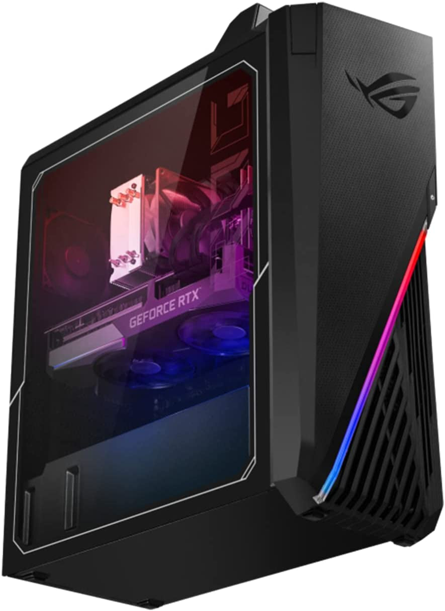 ROG Strix Gaming Desktop, AMD Ryzen 7 5800X up to 4.7Ghz, Nvidia Geforce RTX 3070 8GB GDDR6, 32GB 3200Mhz RAM, 1TB Nvme SSD + 1TB HDD, Wifi 5, Aura Sync RGB Chassis, Gaming Mouse