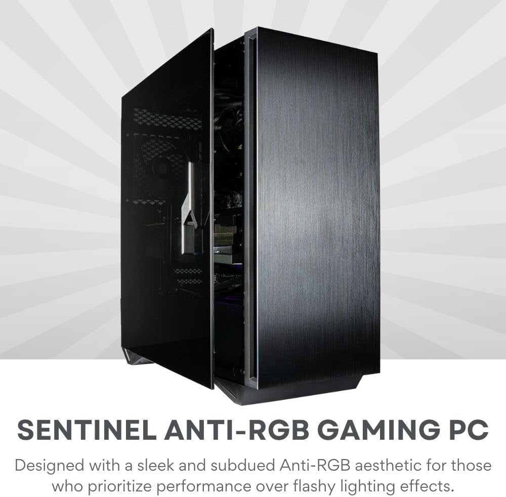 Empowered PC Sentinel Gaming Desktop - NVIDIA Geforce RTX 4070 Ti 12GB (> 3090), Intel 8-Core I7-11700F Processor, 32GB RAM, 512GB Nvme SSD + 2TB HDD, Wifi, Windows 11 Home - Tower Gamer Computer