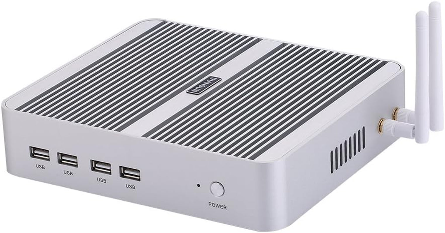 Fanless Mini PC, Desktop Computer, HTPC, Kodi Box, Windows 11 or Linux Ubuntu, Intel Core I3 8140U / 8145U, BM07, VGA, HDMI, 4 X USB3.0, 4 X USB2.0, LAN, 8G RAM, 256G SSD