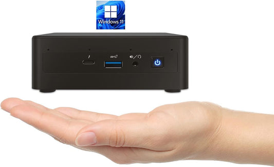 NUC Nuc11Pahi7 Mini Pc/Htpc,Mini Computer,Four-Core I7 1165G7 - up to 4.7 Ghz Turbo,Nvme SSD DDR4 Ram,Wifi 6, BT 5.2 Thunderbolt 3,8K Support,Quadruple Monitor(16Gb+256Gb)
