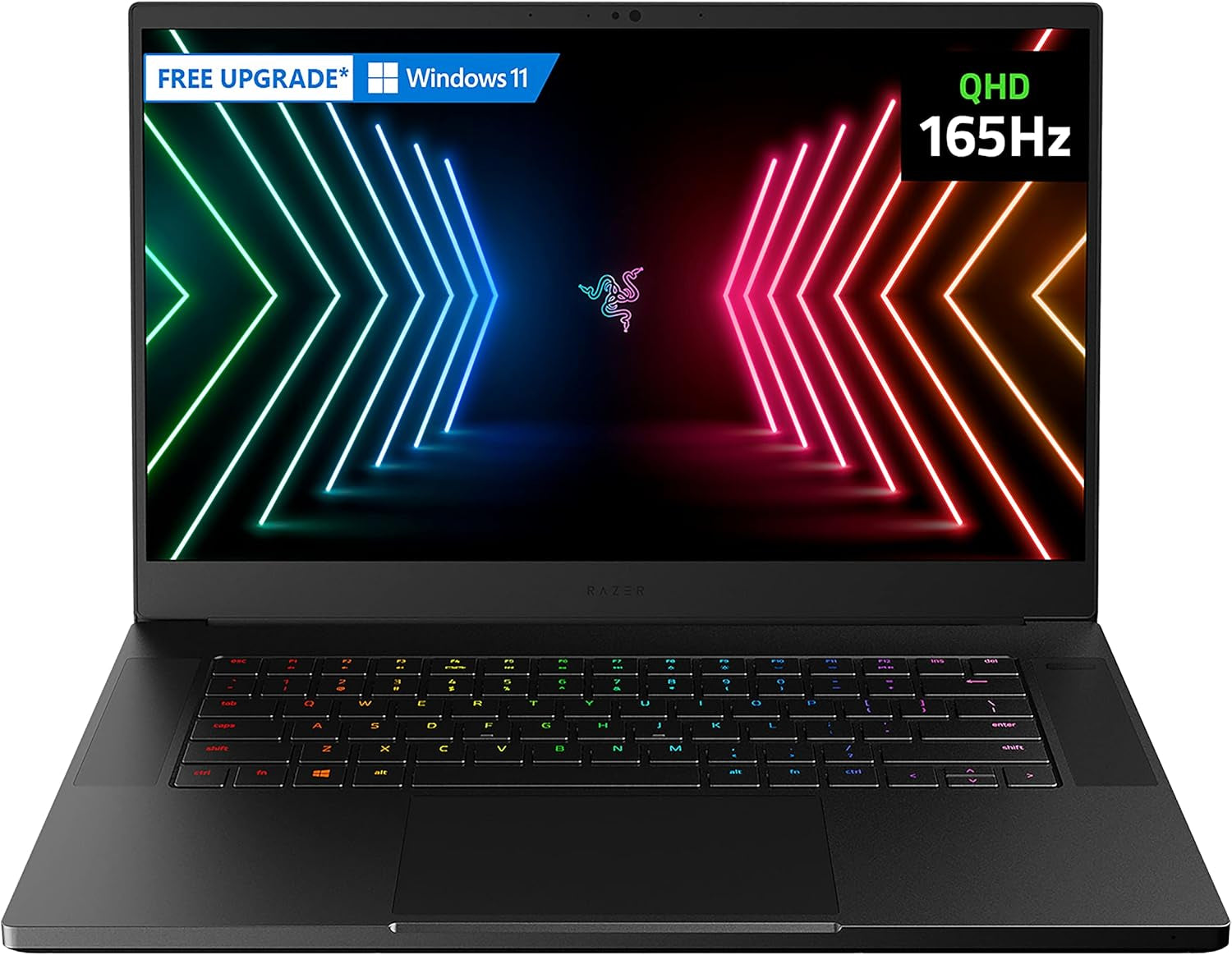 Blade 15 Gaming Laptop: NVIDIA Geforce RTX 3080-11Th Gen Intel 8-Core I7 CPU - 15.6” QHD 165Hz - 32GB RAM - 1TB SSD - CNC Aluminum - Chroma RGB - THX Spatial Audio - Thunderbolt 3