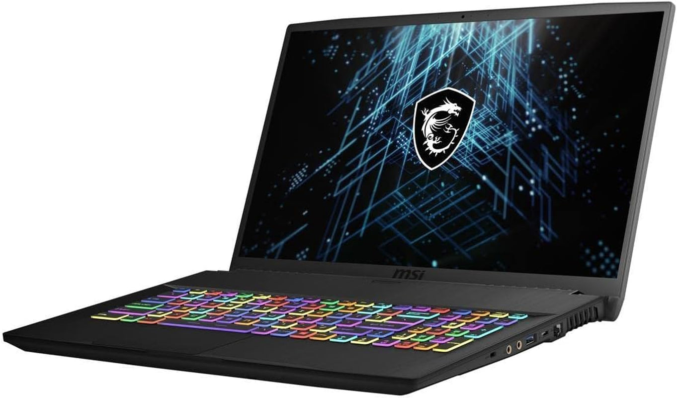 GF75 Thin 17 Gaming Laptop 17.3” FHD IPS 144Hz 10Th Gen Intel Hexa-Core I7-10750H 32GB RAM 1TB SSD + 1TB HDD Geforce RTX 3060 6GB USB-C Backlit Nahimic Win10 Black + HDMI Cable