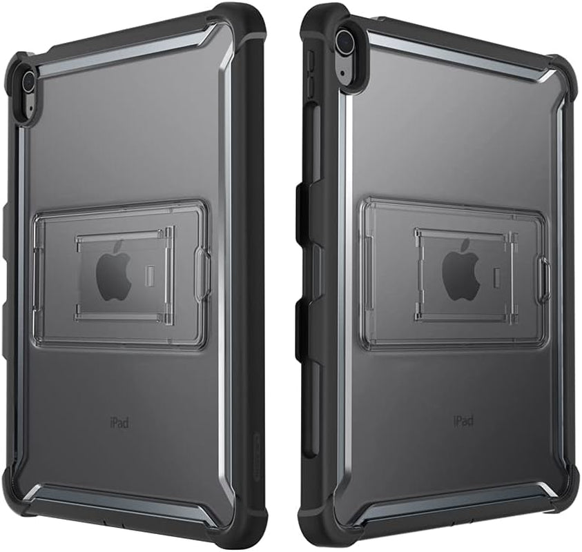 Ares Case for Ipad Air 5Th Generation/Ipad Air 4Th Generation 10.9 Case (2022/2020), Full-Body Kickstand with Built-In Screen Protector Cover with Pencil Holder (Black)