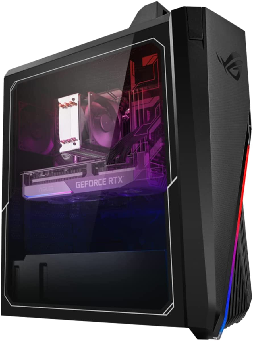 ROG Strix Gaming Desktop, AMD Ryzen 7 5800X up to 4.7Ghz, Nvidia Geforce RTX 3070 8GB GDDR6, 32GB 3200Mhz RAM, 1TB Nvme SSD + 1TB HDD, Wifi 5, Aura Sync RGB Chassis, Gaming Mouse