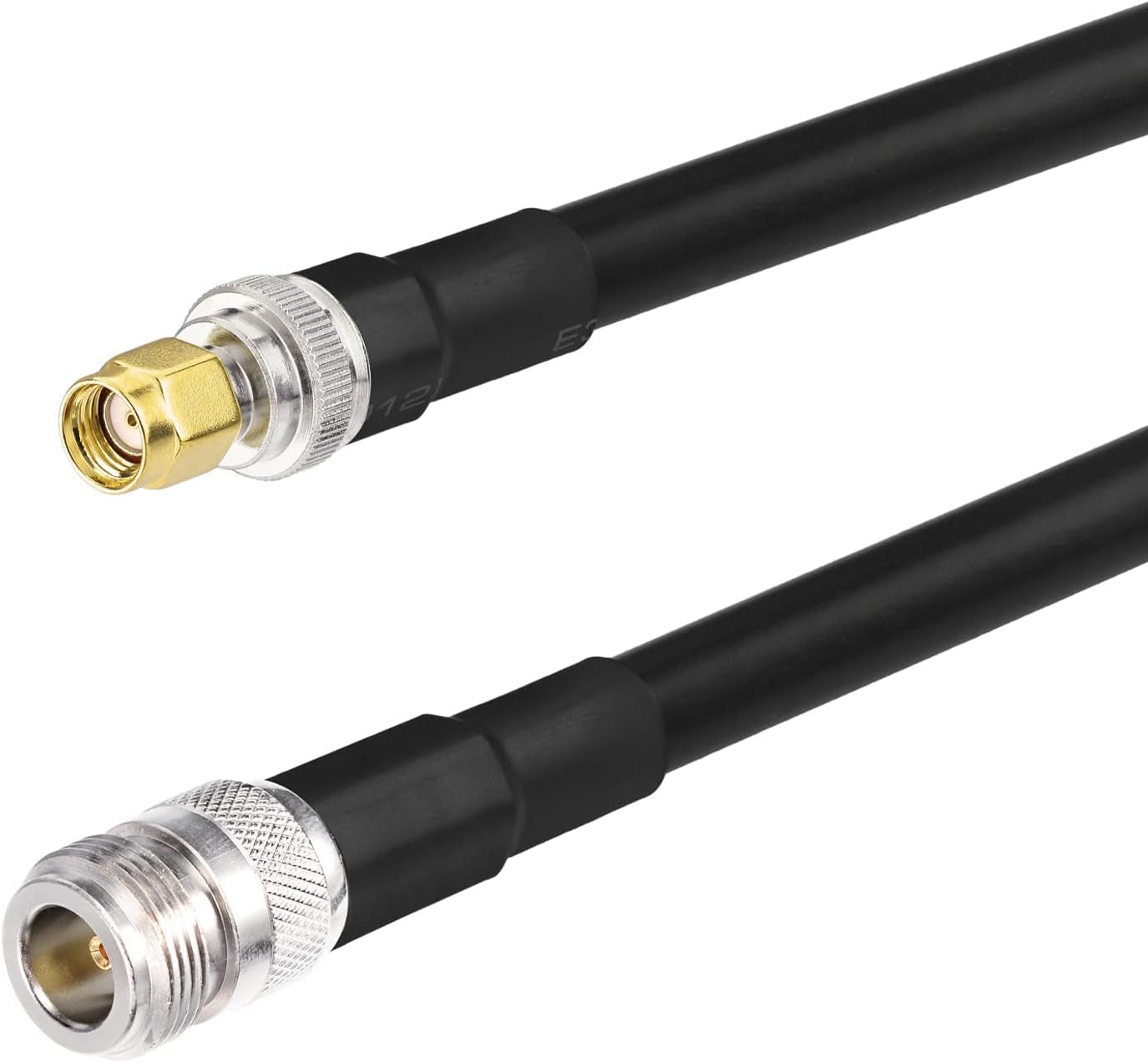 Lora Antenna 10Ft ALSR400 Ultra Low Loss RF Extention Cable - N Female to RP-SMA Male - with SMA Male Adapter Compatible with Helium HNT BOBCAT Miner Syncrobit Gateway Sensecap Hotspot Antennas