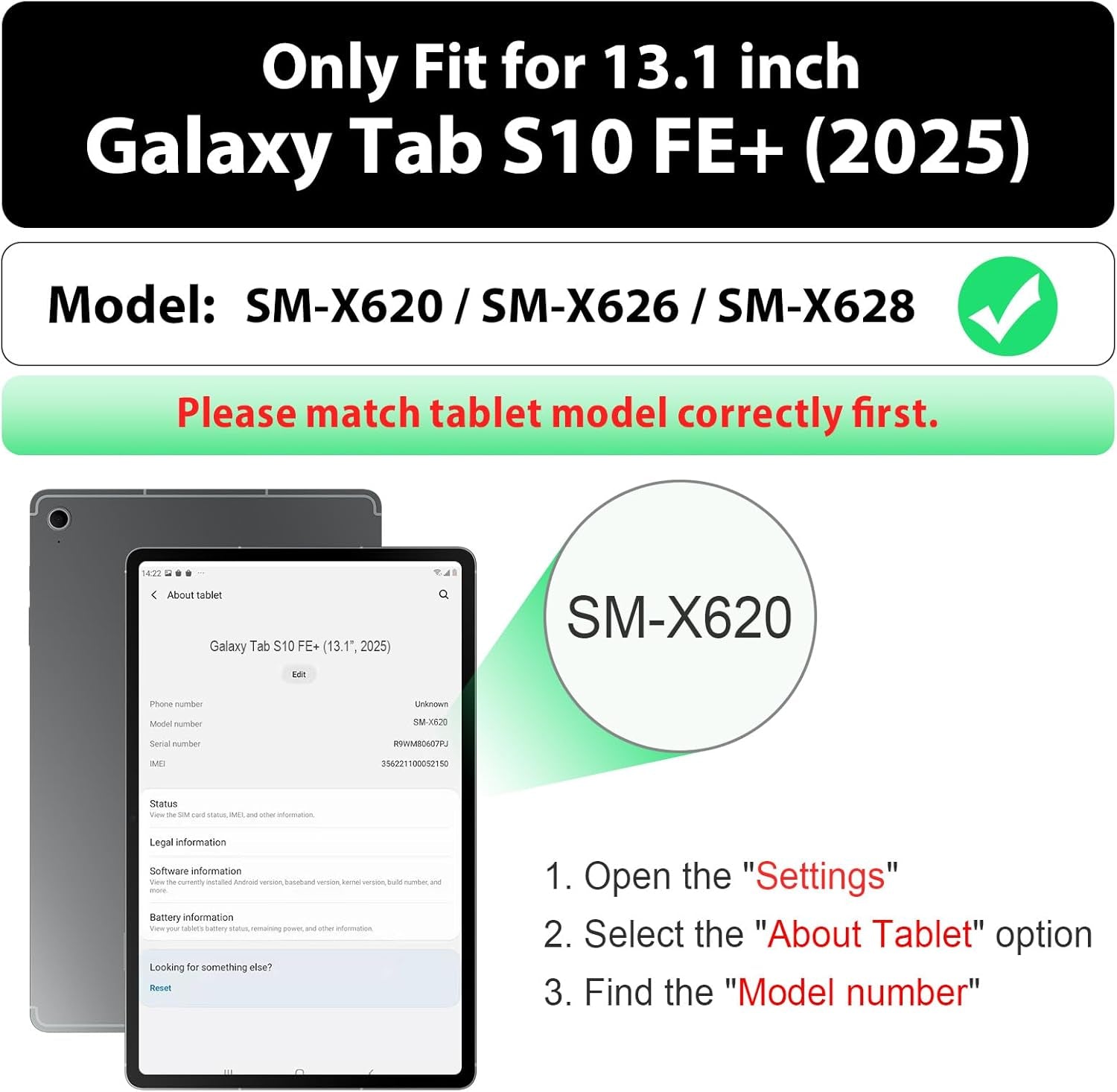 Case for Samsung Galaxy Tab S10 FE+/ S10 FE plus 5G 13.1″ 2025, Heavy Duty Full-Body Shockproof Protective Case with Screen Protector, Stand, Hand/Shoulder Strap and Pen Holder, Black