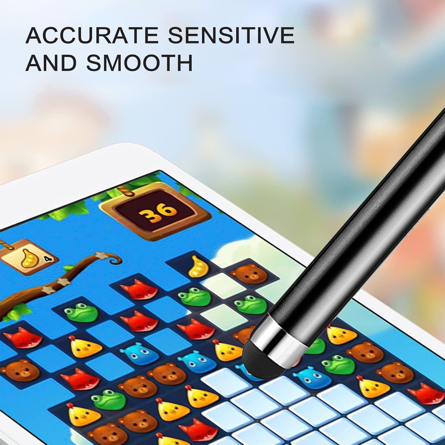 Stylus Pens for Touch Screens,10 Pack Lightweight Design for Ipad,Iphone, Samsung, HTC, Fire Tablet, Tablet, All Capacitive Touch Screen Device