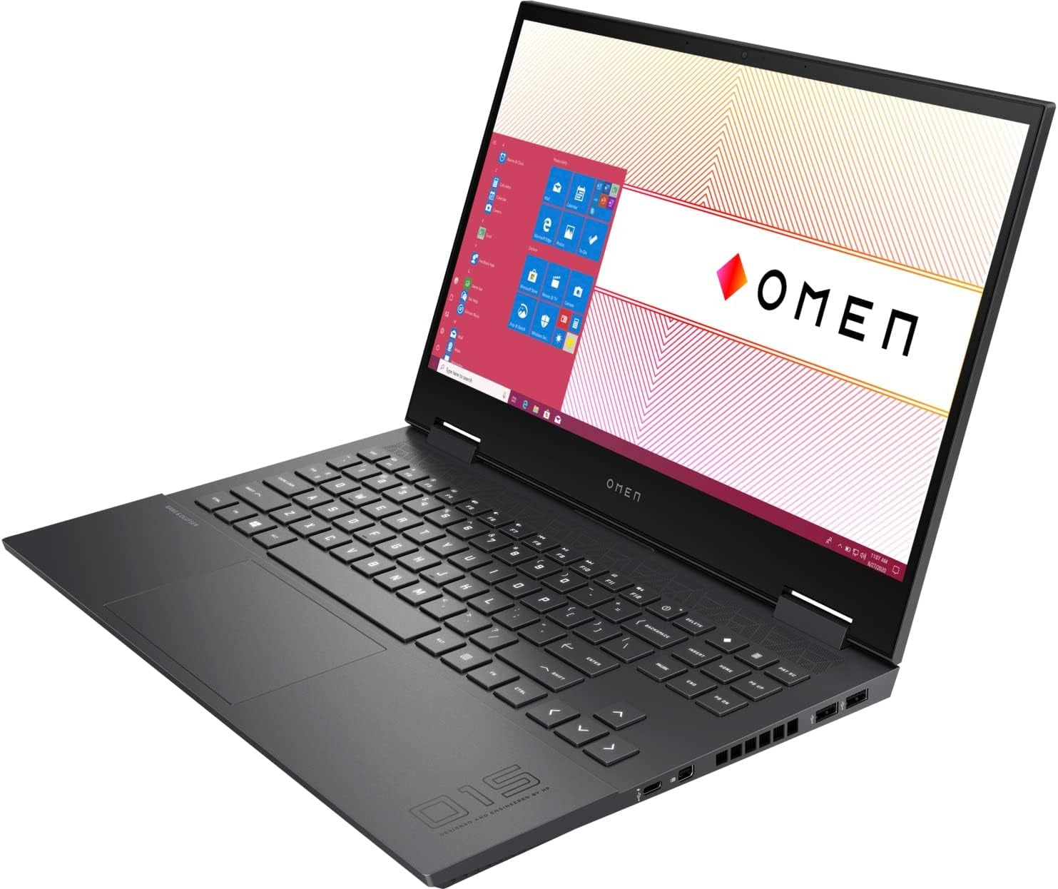 HP OMEN 15Z-En100 Laptop (AMD Ryzen 9 5900HX 8-Core, 15.6" Full HD (1920X1080), 32GB RAM, 1TB Pcie SSD, Geforce RTX 3070, Webcam, Wifi, Bluetooth, Backlit Keyboard, 3Xusb 3.1, Win 11 Home)