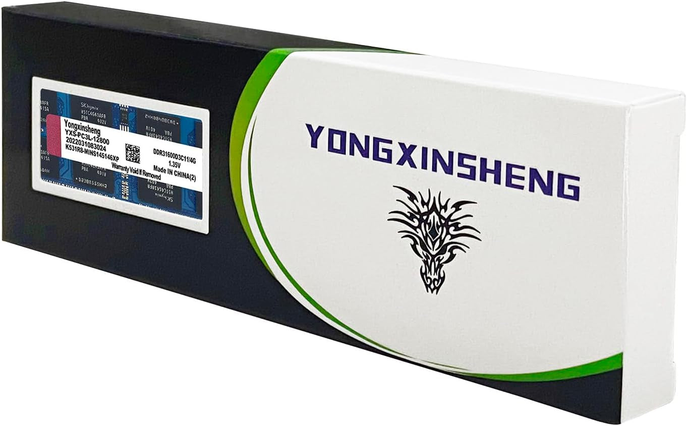 DDR3 / DDR3L 4GB Laptop RAM 1600Mhz PC3L/PC3-12800 SODIMM Non-Ecc Unbuffered 1.35V/1.5V 2Rx8 Dual Rank 204 Pin CL11 Notebook Computer Memory Upgrade Module(Blue)