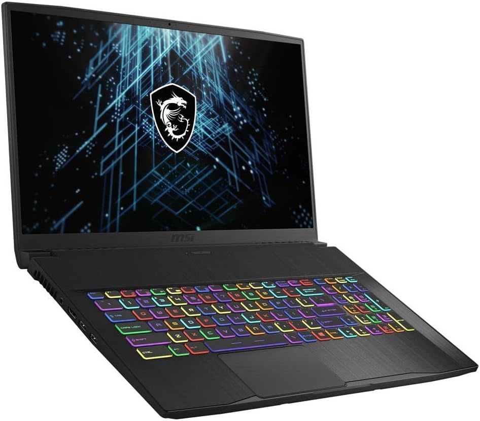 GF75 Thin 17 Gaming Laptop 17.3” FHD IPS 144Hz 10Th Gen Intel Hexa-Core I7-10750H 16GB RAM 1TB SSD + 1TB HDD Geforce RTX 3060 6GB USB-C Backlit Nahimic Win10 Black + HDMI Cable