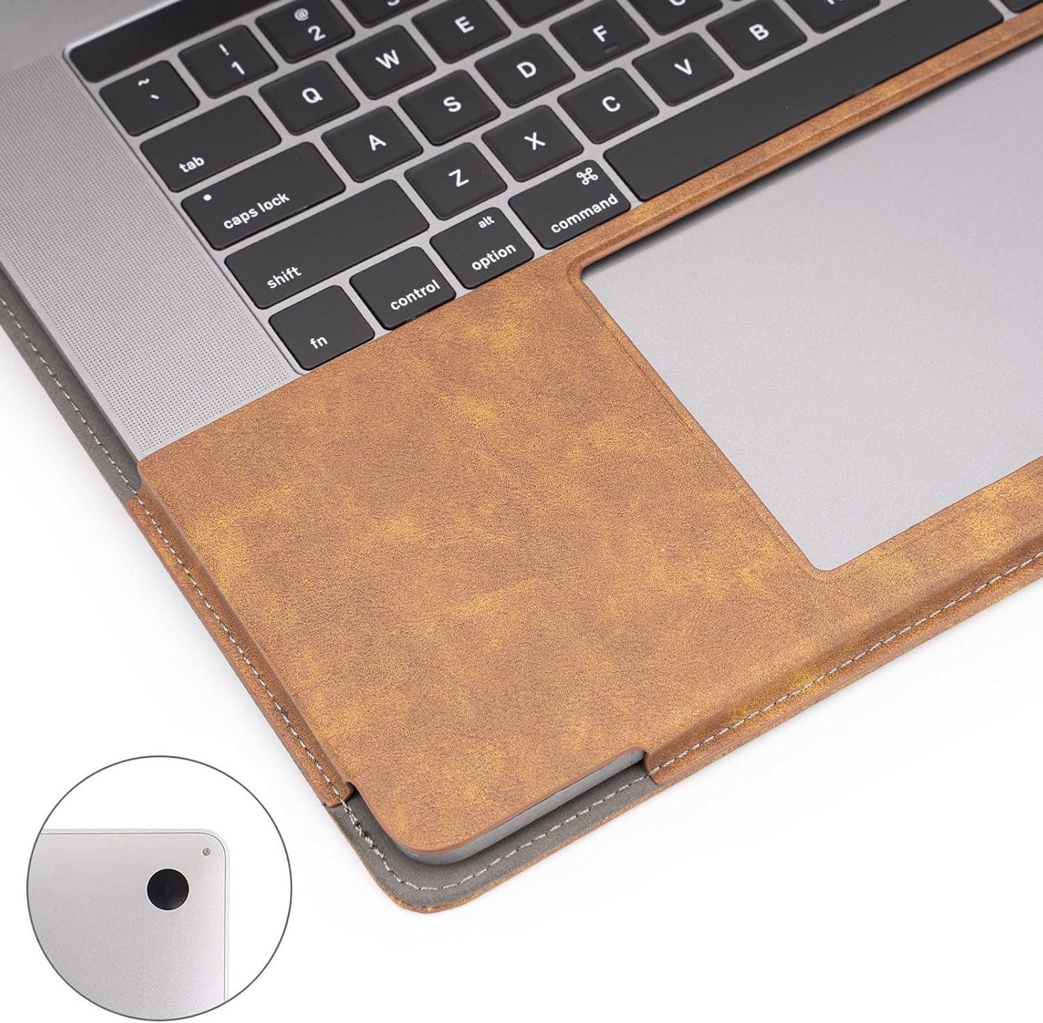TYTX Compatible with Macbook Pro Leather Case 16 Inch 2019 2020 A2141 with Touch ID Laptop Sleeve Protective Folio Book Cover with Vents, Brown