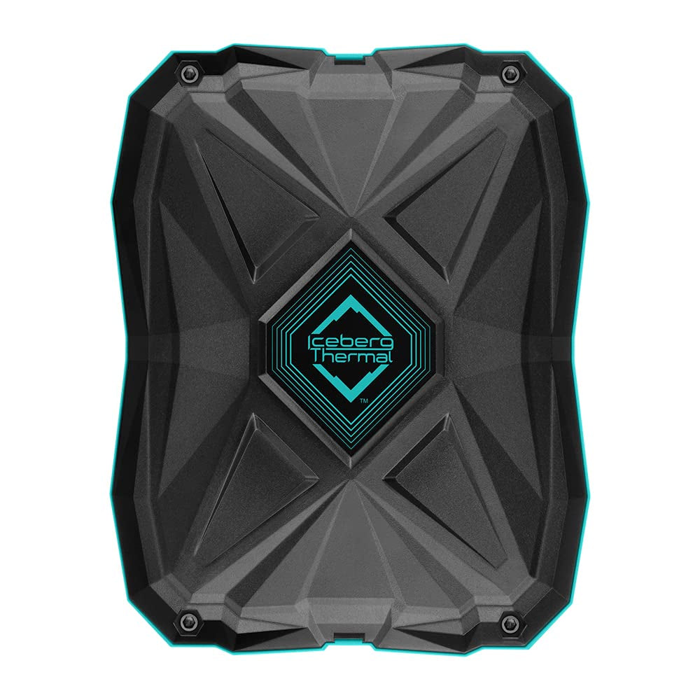 Iceberg Thermal G6 Stealth Black-Nickel Plated 6 Direct Touch Heatpipe, with Ultra 140Mm Silent Fan Premium CPU Air Cooler LGA 1700 Compatible & AM5