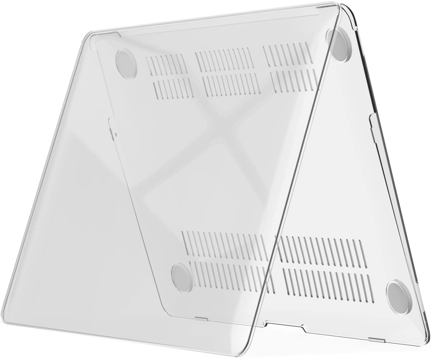 Compatible with Old Version Macbook Air 13 Inch Case (2017-2010 Release), Models: A1466/A1369, Plastic Hard Shell Case with Keyboard & Screen Cover for Mac Air 13, Crystal Clear, A13CYCL+2