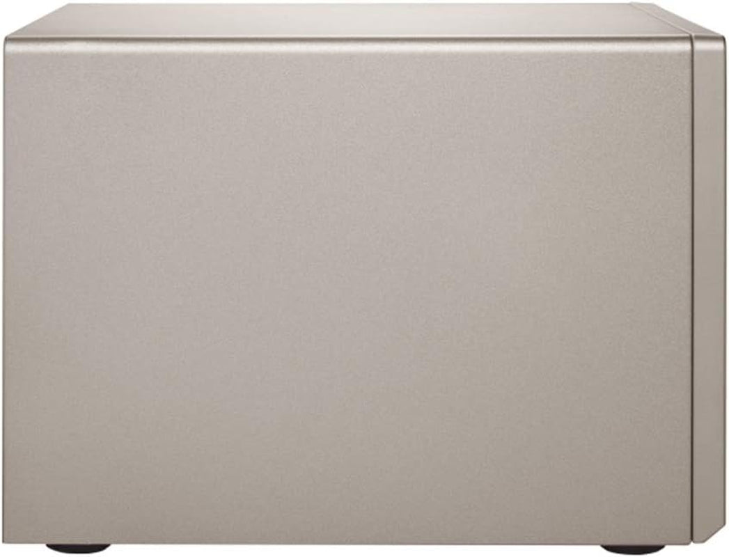 TS-877 NAS Server, AMD Ryzen 7 8-Core 3.0Ghz CPU, 32GB DDR4 RAM, 1TB SSD, 12TB HDD, RAID, QTS 4.3 Operating System, Beige, Metal, Floor Mount, Compatible with Server