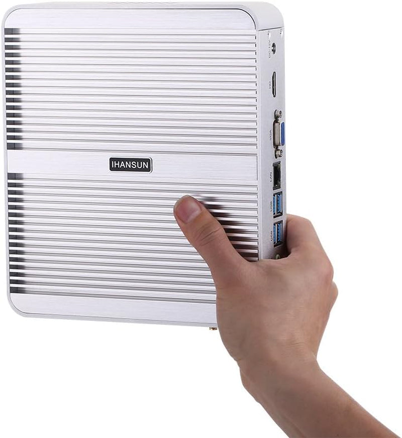Fanless Mini PC, Desktop Computer, HTPC, Kodi Box, Windows 11 or Linux Ubuntu, Intel Core I3 8140U / 8145U, BM07, VGA, HDMI, 4 X USB3.0, 4 X USB2.0, LAN, 8G RAM, 256G SSD