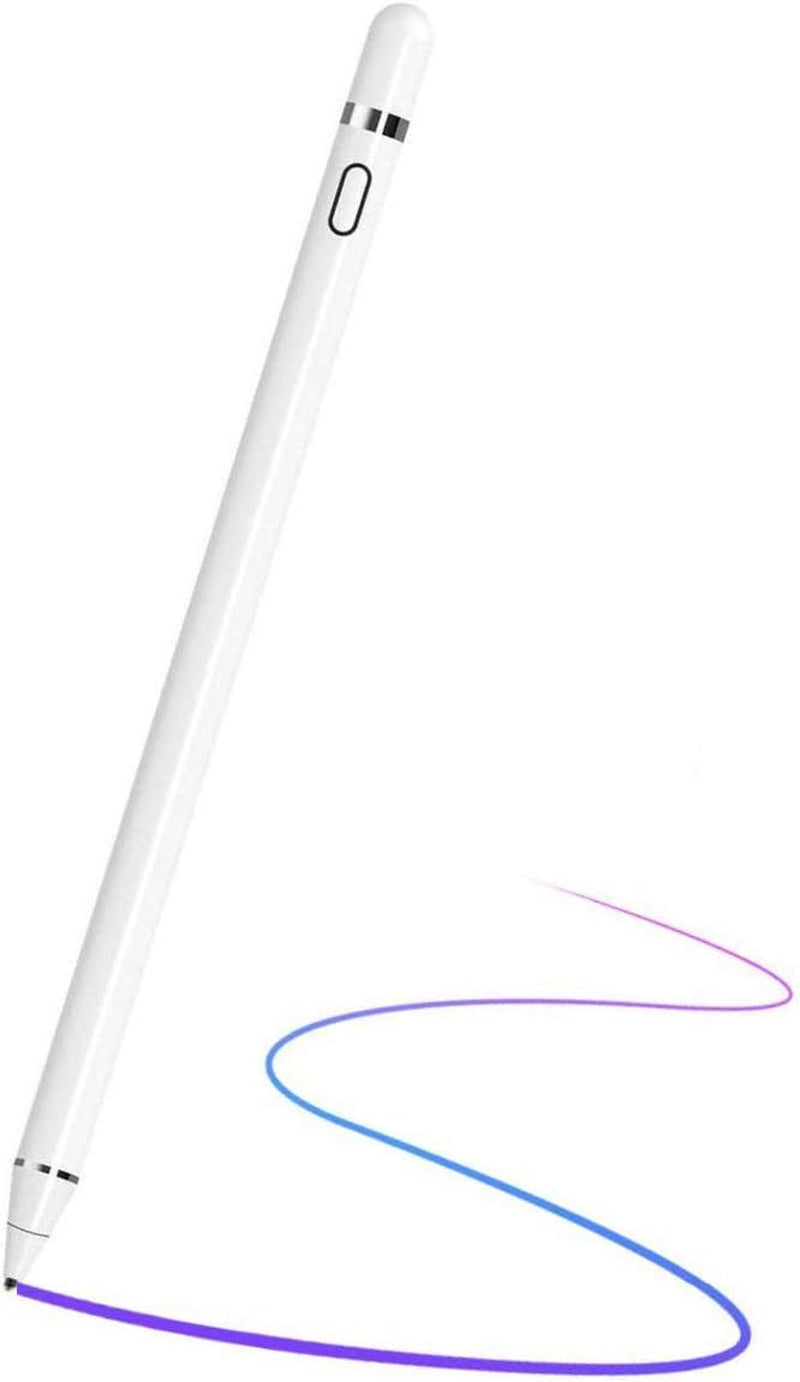 Stylus Pens for Touch Screens, Active Digital Pencil Compatible with Ipad/Ipad Pro/Air/Mini/Iphone/Other Tablet Drawing&Writing (White)