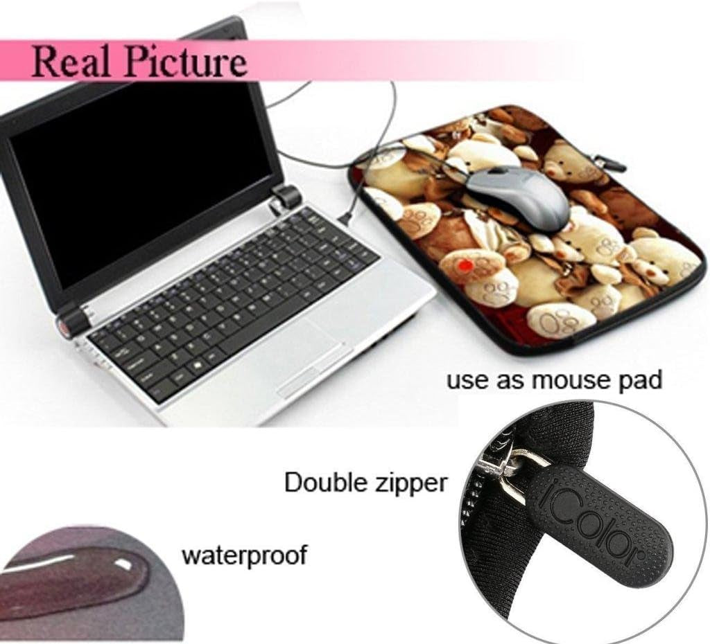 11.6" 12" Laptop Bag Case 12.2" 12.5 Inch Tablet Computer PC Ultrabook Notebook Neoprene Protective Sleeve Carrier Cover Pouch Holder