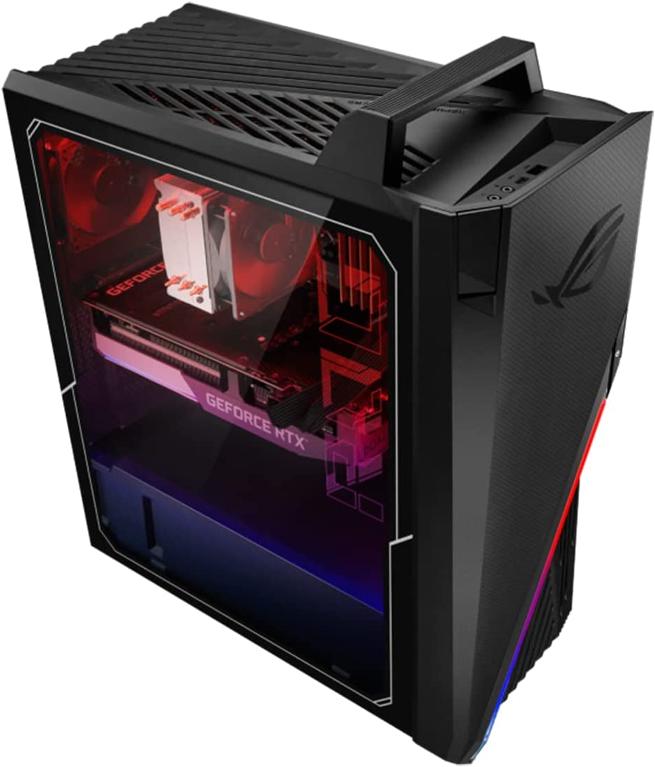 ROG Strix Gaming Desktop, AMD Ryzen 7 5800X up to 4.7Ghz, Nvidia Geforce RTX 3070 8GB GDDR6, 32GB 3200Mhz RAM, 1TB Nvme SSD + 1TB HDD, Wifi 5, Aura Sync RGB Chassis, Gaming Mouse
