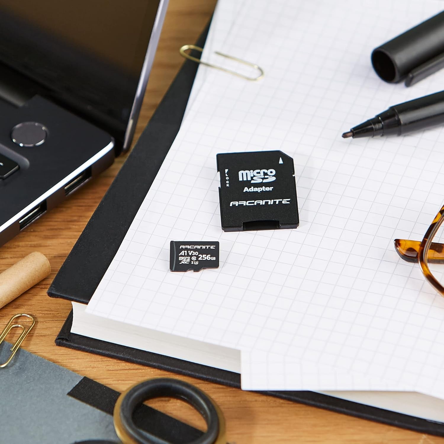 256GB Microsdxc Memory Card with Adapter - A1, UHS-I U3, V30, 4K, C10, Micro SD, Optimal Read Speeds up to 90 Mb/S