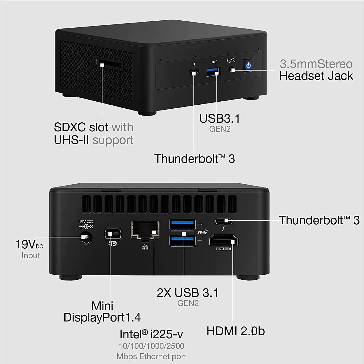 NUC Nuc11Pahi7 Mini Pc/Htpc,Mini Computer,Four-Core I7 1165G7 - up to 4.7 Ghz Turbo,Nvme SSD DDR4 Ram,Wifi 6, BT 5.2 Thunderbolt 3,8K Support,Quadruple Monitor(16Gb+256Gb)