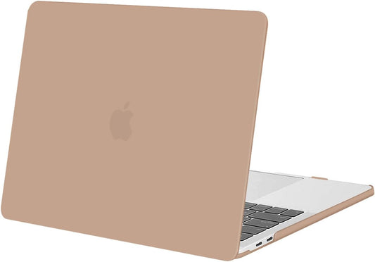 Compatible with Macbook Pro 13 Inch Case M2 2025, 2024, 2023, 2022-2016 A2338 M1 A2251 A2289 A2159 A1989 A1708 A1706 With/Without Touch Bar, Plastic Hard Shell Case Cover, Bronze Brown