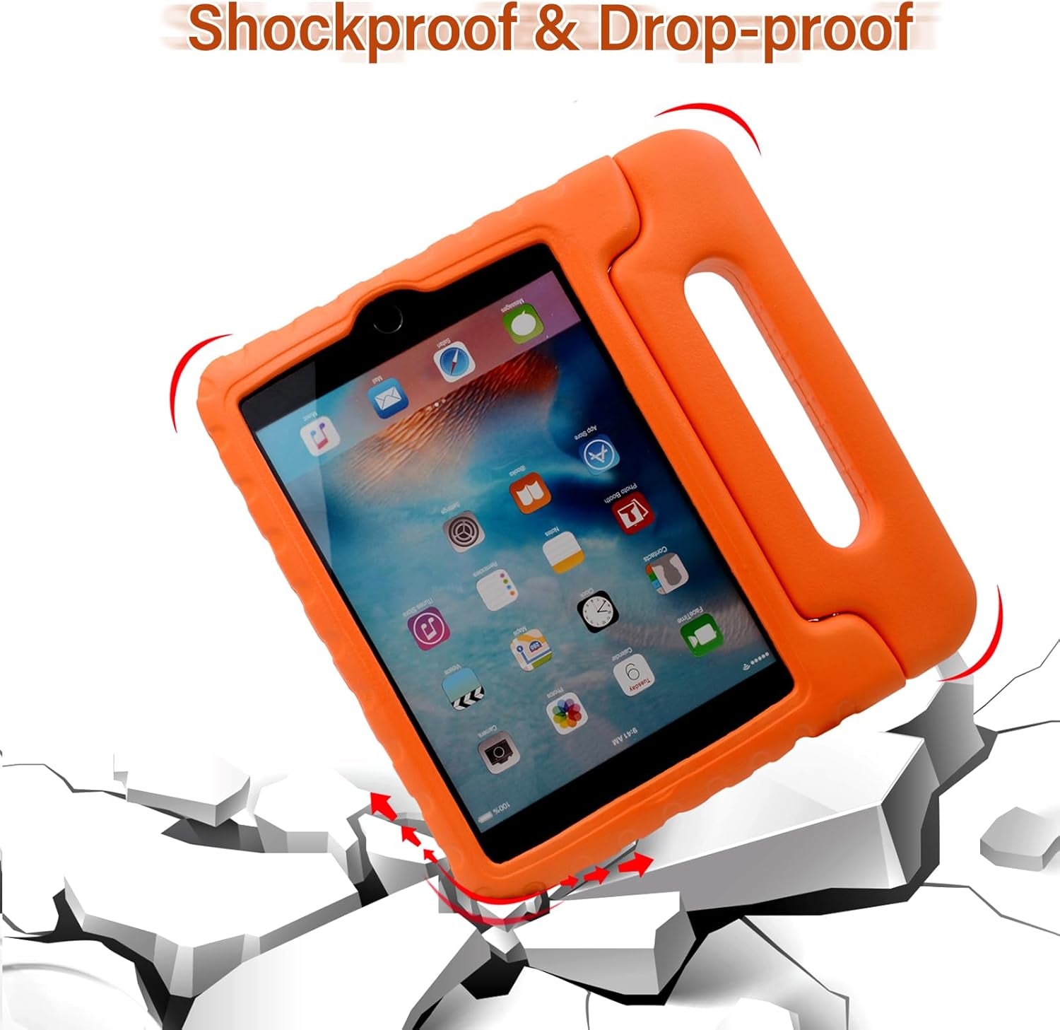 Kids Case Shockproof for Ipad Mini 5/4/3/2/1, Ipad Mini 4Th Generation Case for Kids, Convertible Handle Light Weight Super Protective Stand Cover Case for Ipad Mini 5Th Gen 7.9 Inch