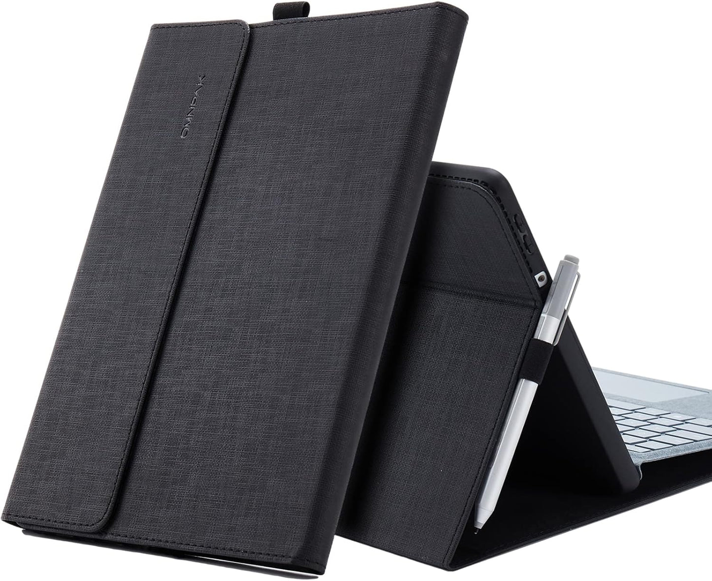 Microsoft Surface Pro 8 Case,Multi-Angle Slim Lightweight Protective Cover with Stylus Pen Holder for 2021 Surface Pro 8 13 Inch,Compatible with Type Cover Keyboard(Keyboard Not Included)
