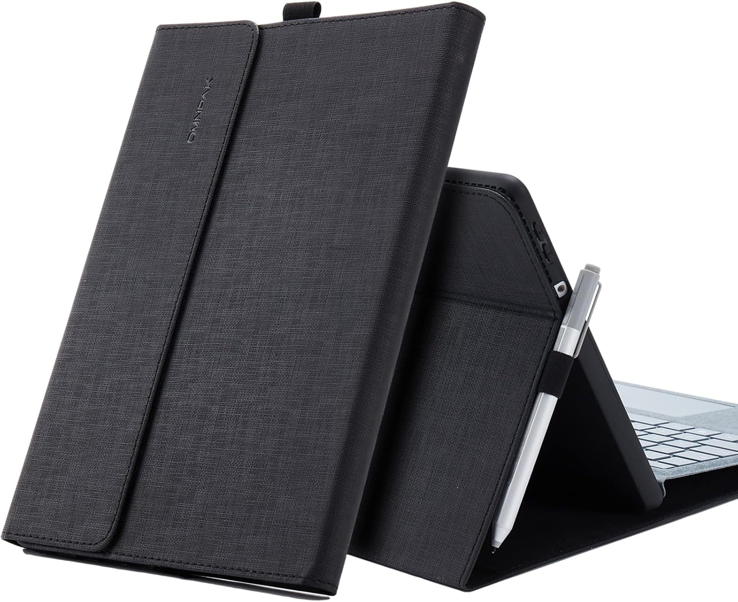 Microsoft Surface Pro 8 Case,Multi-Angle Slim Lightweight Protective Cover with Stylus Pen Holder for 2021 Surface Pro 8 13 Inch,Compatible with Type Cover Keyboard(Keyboard Not Included)