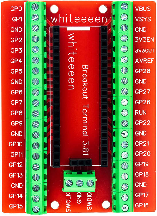Compatible for Pi Pico Io Breakout Board 3.81Mm Terminal for Raspberry Pi Pico (0.15" Terminal 1Pcs)