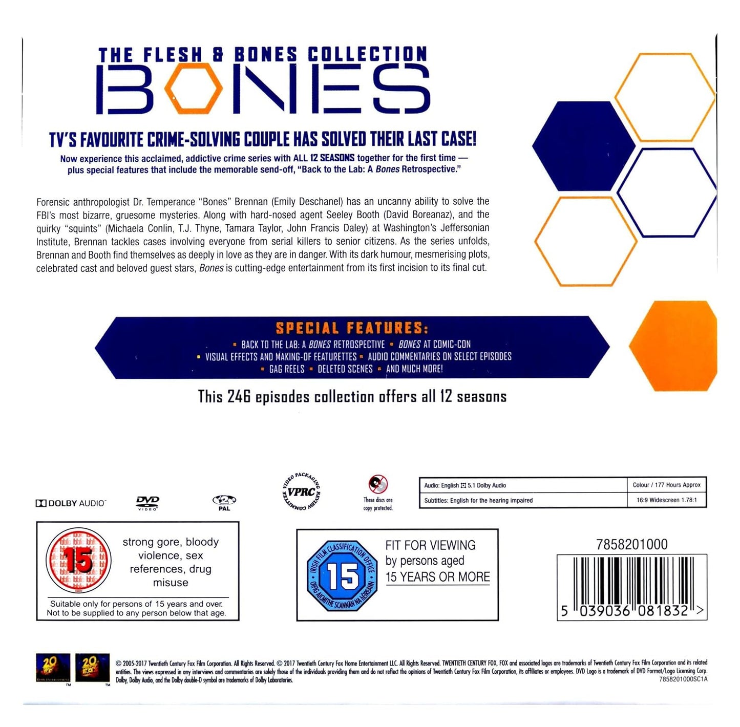 Bones - Seasons 1 to 12 [DVD]