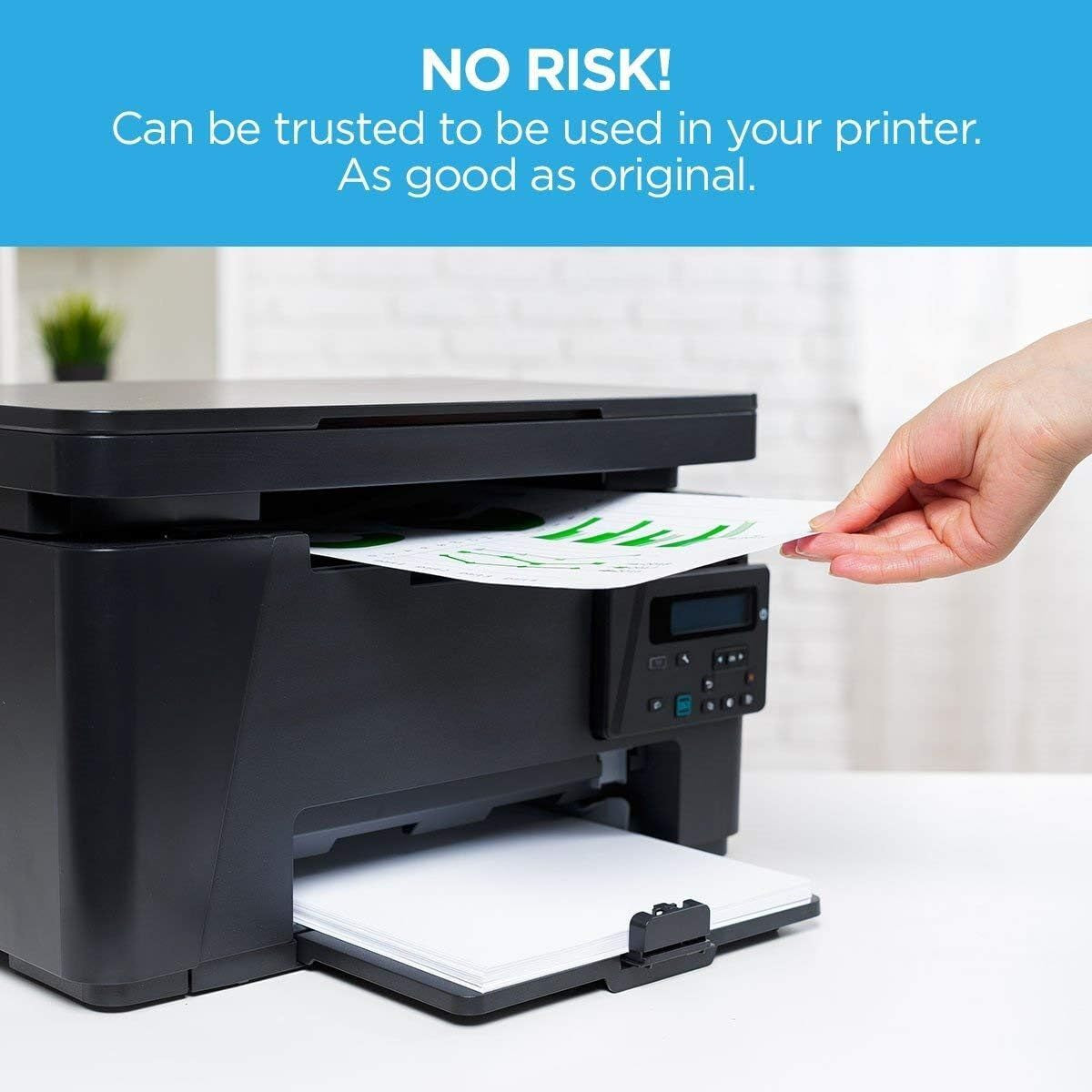 Compatible Address Label Replacements for Brother DK-1201 - 1.1 in X 3.5 in (White, 400 Count)