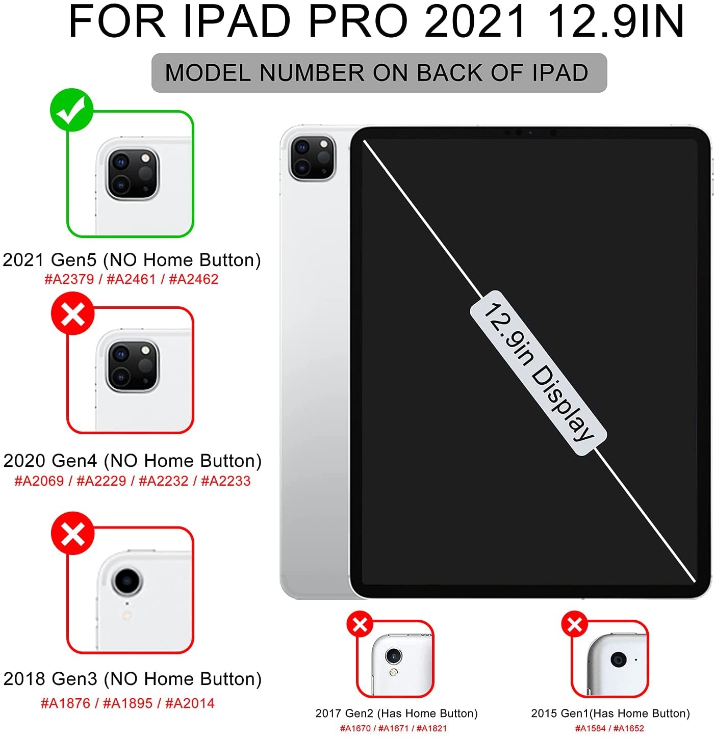 Ipad Pro 12.9 Case 2021/2022 5Th/6Th Generation with Pencil Holder,Slim Lightweight Trifold Stand Case【Pencil Charging+Auto Sleep/Wake】 Soft TPU Back Cover for Ipad Pro 12.9-Apricot Blossom