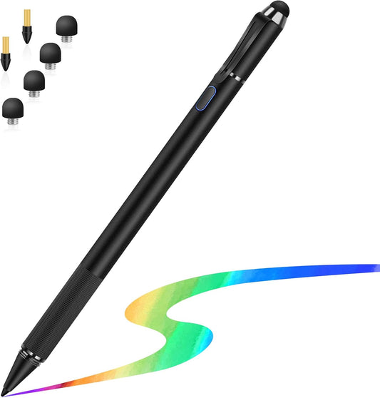 Stylus for Ipad with Palm Rejection,  Active Pencil Compatible with (2018-2020) Apple Ipad Pro (11/12.9 Inch),Ipad 6Th/7Th/8Th Gen/Mini 5Th Gen/Air 3Rd/4Th Gen for Precise Writing/Drawing (Black)