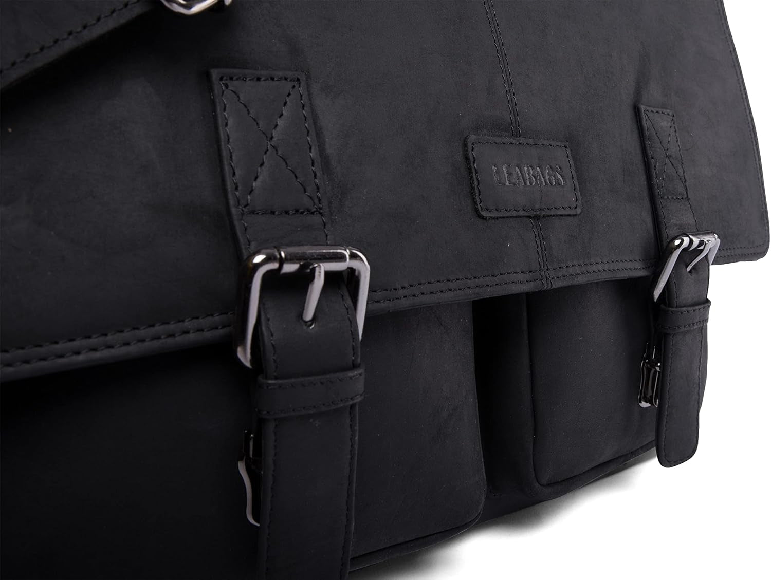 Leather Briefcases for Men - Genuine Leather Cambridge 15 Inch Laptop Bag - Messenger Bag Vintage Shoulder Bag