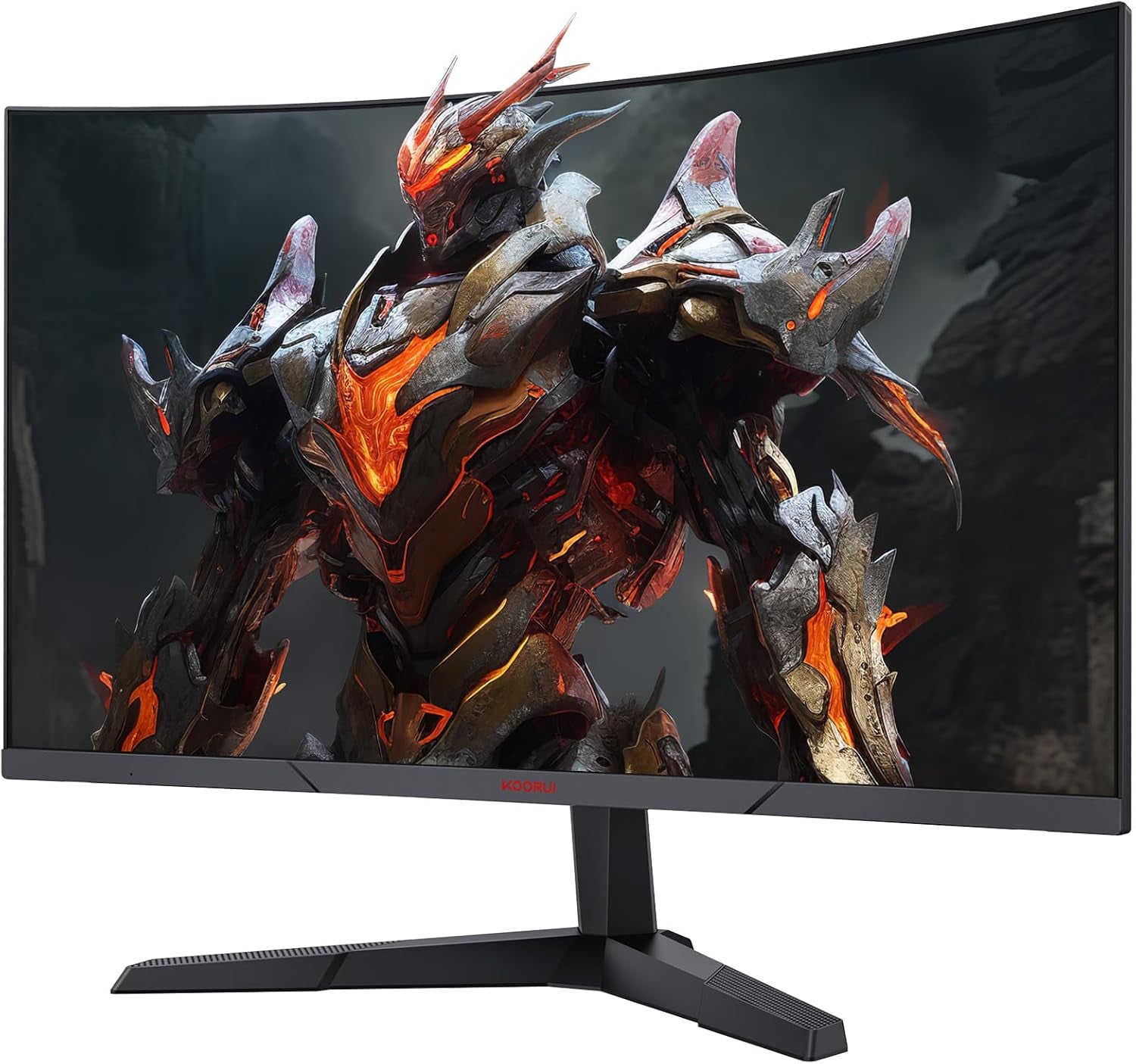 Gaming Monitor, QHD 2560P Computer Monitor, 144Hz 27 Inch Monitor (1Ms, 1800R Curved VA Panel, DP1.2+HDMI*2, Adaptivesync, Narrow Bezel with Ultra-Thin), Tilt Adjustable,Eye Care