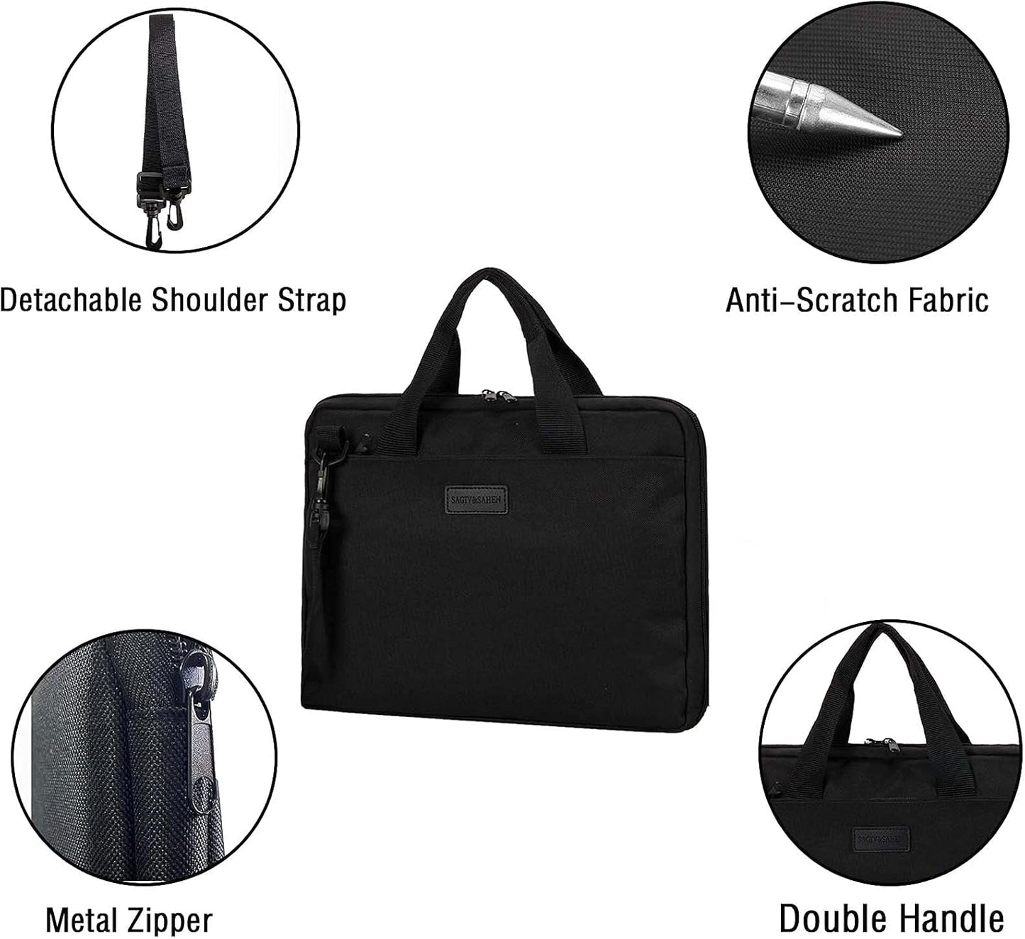 Laptop Computer Sleeve Case Bags 13 13.5 Inch for Women Men Compatible with Macbook Pro/Air 14Inch Notebook Shoulder Bag