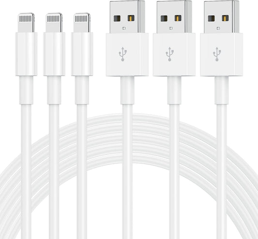 3Pack 3Ft [Apple Mfi Certified] Apple Iphone Charger,Iphone Chargers Iphone Lightning to USB Cable 3 Foot, Fast Charging Cord for Apple Iphone 12/11/11Pro/11Max/ X/XS/XR/XS Max/8/7, Ipad