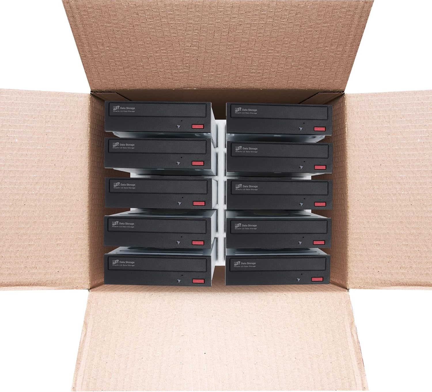 Hitachi-Lg GHD3N Premium HH DVDRW for Duplicator Bulk(10 Units / Bulk Box) Mdisc Support Supermulti 16X SATA Internal CD/DVD/RW/DVD DL Dual Layer Manual Duplicator Tower Copier