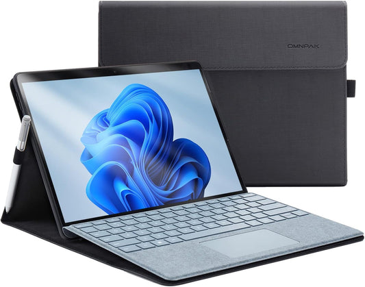 Microsoft Surface Pro 8 Case,Multi-Angle Slim Lightweight Protective Cover with Stylus Pen Holder for 2021 Surface Pro 8 13 Inch,Compatible with Type Cover Keyboard(Keyboard Not Included)