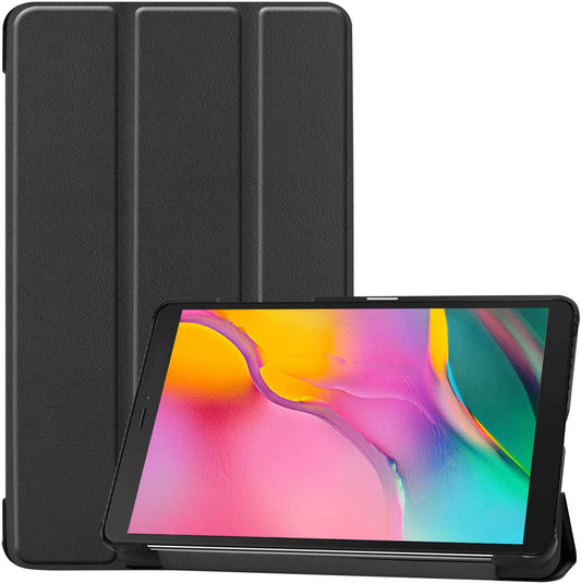 Slim Case for Galaxy Tab a 8-Inch 2019 T290 T295, Light Cover Trifold Stand Hard Shell Folio Case for 8.0 Inch Galaxy Tab a 2019 without S Pen Model SM-T290 (Wi-Fi) SM-T295 (LTE) –Black